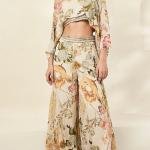 Pastel Pink Floral Lehenga – Organza